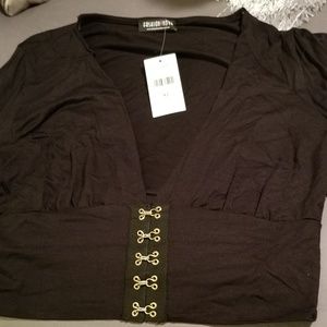 Long sleeve crop top